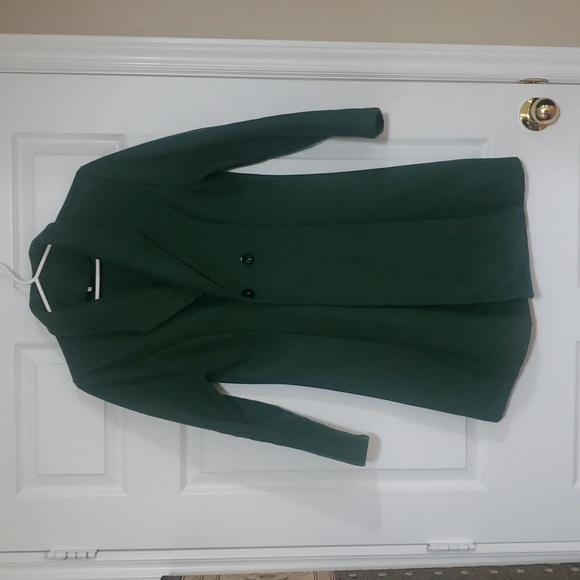 Jackets & Blazers - Elegant Green Women's Coat